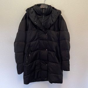 Zara Water-Resistant Down Puffer Coat size M